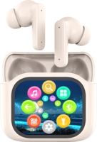 Headphone Nirkabel BT IEM Earphone Peredam Kebisingan Tahan Air Earbud Terjemahan Real-Time dengan Kontrol Sentuh Layar Warna
