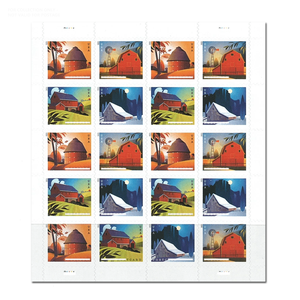 Estampillas Postales de Estados Unidos Forever 2021, Tarjeta Postal Vintage con Bandera, 100 Piezas, Estampillas Postales de Béisbol 2026 Hank Aaron 2025 - Product Image 1