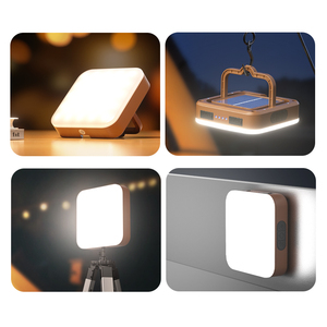 ใหม่แบบชาร์จไฟได้พลังงานแสงอาทิตย์ LED แม่เหล็กแคมป์ปิ้งโคมไฟ 5000mAh ไฟฉายแบบพกพาที่มีประสิทธิภาพไฟตกปลาไฟฉายไฟเต็นท์ - Product Image 4