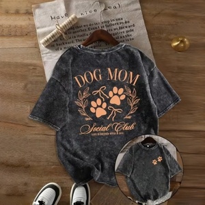 Camisetas Vintage Personalizadas al por Mayor, Lisas, de 230 g/m², con Lavado Ácido, Camisetas Extra Grandes, Camisetas de Algodón Grueso con Lavado Ácido para Hombre - Product Image 4