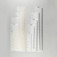 Règle en plastique PP givrée A5/A6/A7/A4/B5, 6 anneaux/4 anneaux/9 anneaux, accessoires pour planificateur, feuille d'or, vente en gros/personnalisé