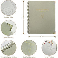 Großhandel Leinen-Ringbuch Hochzeitsplaner Organizer für Bräute mit Individuellem Logo Personalisiertes Hochzeitsplaner-Notizbuch OEM