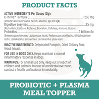 Gouttes Probiotiques Digestives pour Chiens et Chats - Formule Naturelle pour la Flore Intestinale à la Citrouille, Absorption Rapide, Maintient une Digestion Saine
