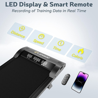Lenboo CE Homehub Tapis de course électrique Petit tapis de marche de fitness avec inclinaison pour un usage domestique sans test de fréquence cardiaque