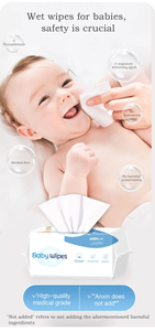 <span class=keywords><strong>Toallitas</strong></span> Húmedas <span class=keywords><strong>para</strong></span> Bebé Ecológicas, Orgánicas y Naturales, Material No Tejido, Etiquetas Privadas Personalizadas, Extra Suaves, Sin Perfume, 60 <span class=keywords><strong>Toallitas</strong></span> - Product Image 5