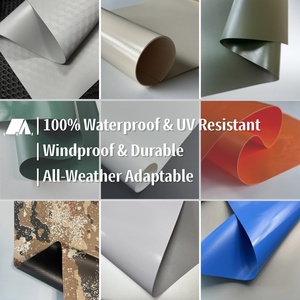 Bâche en <span class=keywords><strong>PVC</strong></span> laminée imperméable de haute qualité, faible MOQ, 1000D 550Gsm, pour tente de plein air, bâche en <span class=keywords><strong>PVC</strong></span> pour tente de fête - Product Image 2