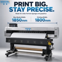 Machine d'impression rouleau à rouleau de 1,8 m pour films vinyles, bannières et supports autocollants
