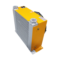 Nouveau Refroidisseur d'huile hydraulique à plaques en aluminium AH1012T 100L/min, Radiateur de refroidissement moteur, Ventilateur de refroidissement, Refroidisseur d'air 24V/220V