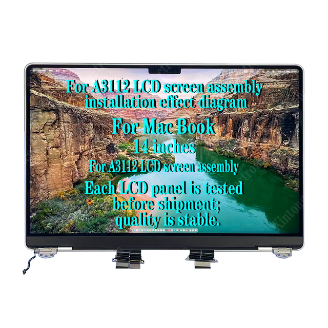 Wholesale for MacBook Pro 2024 New Laptop A3112 LCD Screen Assembly Upper Half A3112 Monitor Screen 14.2 Inch LCD Screen