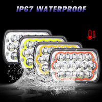 5x7 7 pouces 45W Halo Led Voiture Travail Lumière Haut Bas Faisceau avec 45W Extérieur Auto Éclairage Travail 7pulgadas