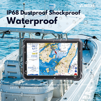 Tablette GPS marine de haute qualité 10,1 pouces, écran lisible en plein soleil 1000 nits, étanche IP68, navigation haute précision, garantie 12 mois