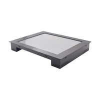 Moniteur tactile industriel à cadre ouvert de 17 pouces, résistif, pour panneaux CNC, noir, interface USB/série, rapport d'aspect 5:4
