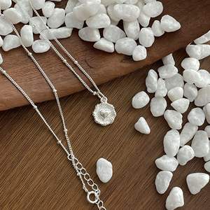 Collar de Cadena Fina Minimalista de Plata Pura S92 con Letra S con Diamantes, Colgante de Moda de Alta Gama, Estilo Blogger, Dijes de Moda - Product Image 2