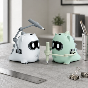 Robot d'apprentissage <span class=keywords><strong>de</strong></span> dessin intelligent alimenté par l'IA avec 100 cartes <span class=keywords><strong>de</strong></span> dessin, interaction musicale et vocale, jouet pour enfants - Product Image 1