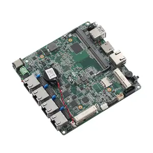 Placa base Piesia Nano ITX J4125 4 Lan DDR4 X86 Linux, placa base de enrutador Industrial integrado con 8th Gemini Lake-R TPM2.0 RS485