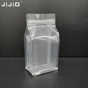 Bolsa de plástico transparente JIJID, bolsa personalizada <span class=keywords><strong>para</strong></span> alimentos con cremallera y ASA, bolsa esmerilada con sello de ocho lados <span class=keywords><strong>para</strong></span> harina de arroz <span class=keywords><strong>al</strong></span> vacío - Product Image 6