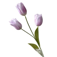Nouvelles Tulipes 3D Simulées en Relief pour le Commerce International, Décoration Florale pour Mariages, Salles de Fête, Maisons, Plafonds, Murs Floraux en Soie, Vente en Gros