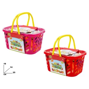 Panier à fruits Cestino 25x18x14 cm avec poignées pour enfants, jouet de cuisine pour jeux d'imitation - Product Image 1