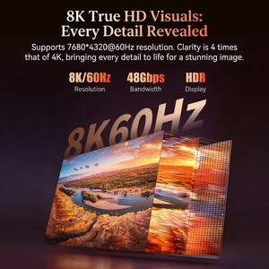 Mindpure Cable de Fibra Óptica Desmontable Micro HDMI a HDMI 8K, Cable Óptico Activo <span class=keywords><strong>AOC</strong></span> para Instalación en Conductos y Cine en Casa - Product Image 3