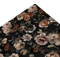 Carrelage à motif de fleurs roses 400x400mm/1200x600mm Mat Antidérapant Carrelage de sol intérieur Garantie 1 an