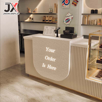 Vitrine thermostatée moderne pour boulangerie, design personnalisé, avec éclairage LED, comptoir de bar à café, mobilier commercial pour magasin