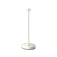 BAHE lampu meja Led tanpa kabel, lampu Nordic DC HFBH 65 kamar tidur dapat diisi ulang logam kecil HFBH Modern
