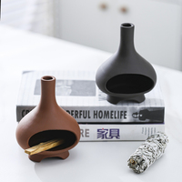 Bâton de sauge, plateau à encens, bougeoir, encens de sauge, diffuseur d'aromathérapie, porte-encens en céramique, brûleur de Palo Santo