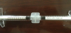 Transparente sterile Einweg-Luer-Lock-Spritze Schnell füll stopper/Stecker für Luer-Lock-Spritze - Product Image 6