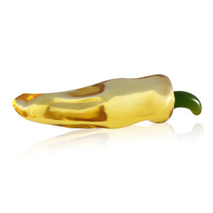 Dijes vegetales <span class=keywords><strong>Cristal</strong></span> Pimienta <span class=keywords><strong>verde</strong></span> Decoración para el hogar <span class=keywords><strong>Cristal</strong></span> Chili Figuritas Vidrio Pimienta Pisapapeles - Product Image 3
