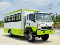 Bon prix pour H0W0 4x2 4x4 nouveau luxe Mini Van Truck Bus /Coach Bus pour une bonne vente