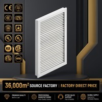 Ventes directes usine : Grilles de ventilation rectangulaires réglables à simple ou double couche pour climatisation centrale