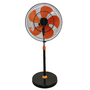 18-inch Orange Metal Mechanical Bladeless Oscillating Energy Efficient Outdoor Hotel Electric <strong>Upright</strong> Air Cooling <strong>Fan</strong> Adjustable - Product Image 3