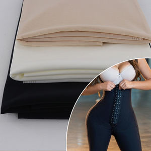 Malha De Poliester reciclada Malha sólida <span class=keywords><strong>Mistura</strong></span>, tejido antimicrobio Para Sapatos deportivos, lencería Modeladora De hilo teñido - Product Image 1