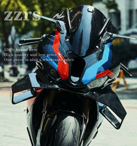 Cubierta de Admisión de Aire con Alerón Fijo para <span class=keywords><strong>S1000RR</strong></span> a <span class=keywords><strong>M1000RR</strong></span> Thunder Hood - Negro/Azul/Blanco - Product Image 4