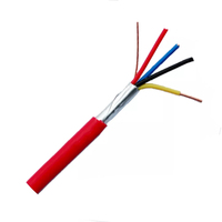 Cable de Señal Multifilar Blindado de 22 AWG, 4 y 6 Núcleos, para Sistemas de Seguridad CCTV y Alarmas