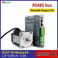 Kit de pilote de moteur pas à pas en boucle ouverte Nema24 2 phases DC24-50V 3A 1.6/2.1/2.5/3.1/3.5/3.8N.m pour l'automatisation CNC
