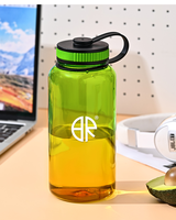 Bouteille d'eau de sport en plastique tritan à large bouche
