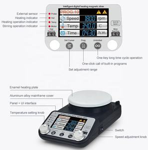 طبق تسخين رقمي ساخن WESTTUNE + + 20 لتر 80 ~ 340 دورة في الدقيقة 340C - Product Image 6