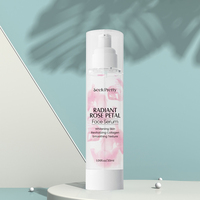 Sérum à l'eau de rose en vrac, marque privée, hydratant, biologique, tonique pour la peau, nouveau soin du visage, sérum à l'eau de pétales de rose