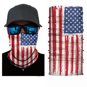 Grosir Desain Usa penutup wajah tabung leher penutup wajah syal sublimasi cetak multifungsi penutup leher Bandana - Product Image 2
