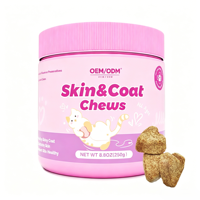 Comprimés alimentaires doux au sperme de saumon OEM/ODM (pour chats et chiens) - Supplément multivitaminé EPA/DHA/Omega-3
