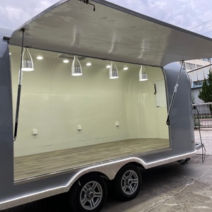 Qingdao Food Trailer Signs Led Fried Chicken Food Trucks y Trailers con cubierta - Product Image 5