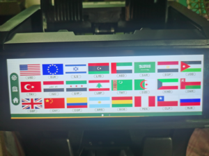 Compteuse de billets 450Q 2 CIS à écran tactile intégral, deux compartiments, trieur de billets de banque à valeur mixte, 1200 pièces/min, 200 pièces - Product Image 6