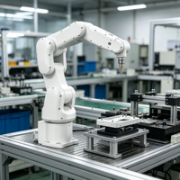 Robot Ligero de 6 Ejes, Carga Útil de 4 kg, Alcance de 580 mm, Brazo Robótico Compacto de 22 kg para Montaje en Banco de Trabajo, Recogida y Colocación