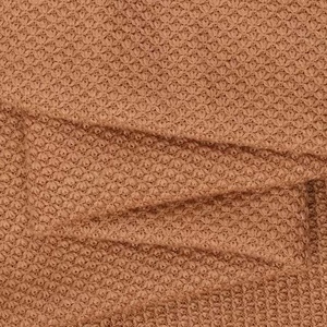 220g Polyester Elastischer Stoff Neuer Stil Ananas-Muster Gestrickter Jacquard Vollpolyester Waffelstrick-Stoff - Product Image 4