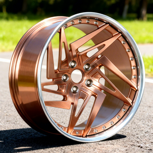 Jantes forgées en alliage or rose 2 pièces 18-22 pouces 5x112/114.3/120 pour M4/M5 pour <span class=keywords><strong>Mercedes</strong></span> pour C63/E63 Audi RS5/RS7 pour - Product Image 1