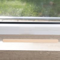 Molduras Triangulares Decorativas de Madera de Pino Modernas para Marcos de Ventana, Tiras Decorativas para Modelismo, Fácil Instalación