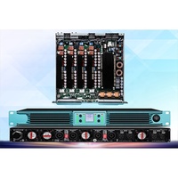 DG418 Profesional 3900W 4-Kanal DSP Amplifier Digital Kelas D Switching Power dengan Cangkang Logam 8 Ohm 450W/Ch 48V 14A/Ch