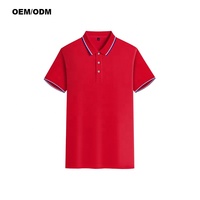 Kaus Polo Golf Vintage pria, kerah bordir US harga rendah desain kosong gaya kasual lengan pendek