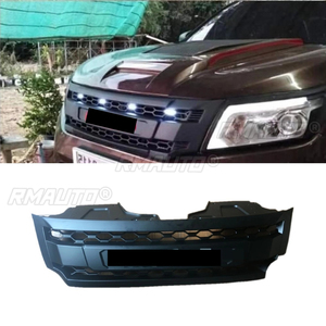 Para NAVARA NP300 2015-2019 Kit de carrocería Parachoques de coche Parrilla LED Parrillas de carreras Parrilla delantera Parrilla del parachoques delantero Pieza exterior - Product Image 2